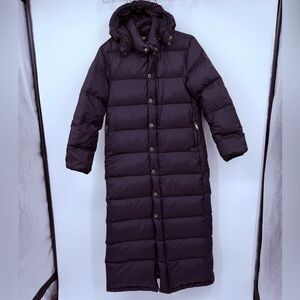 Diesel Long Black Puffer Coat with Hood